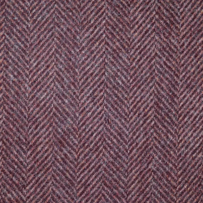 Russet and Red All Wool Herringbone Coating