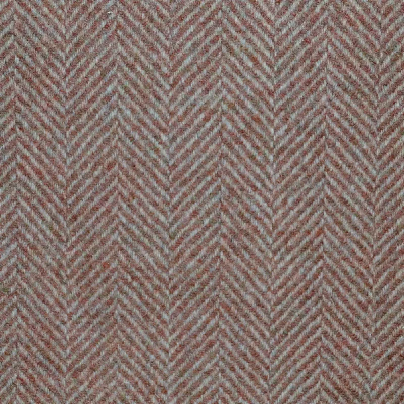 Light Sienna and Natural Marl All Wool Herringbone Coating