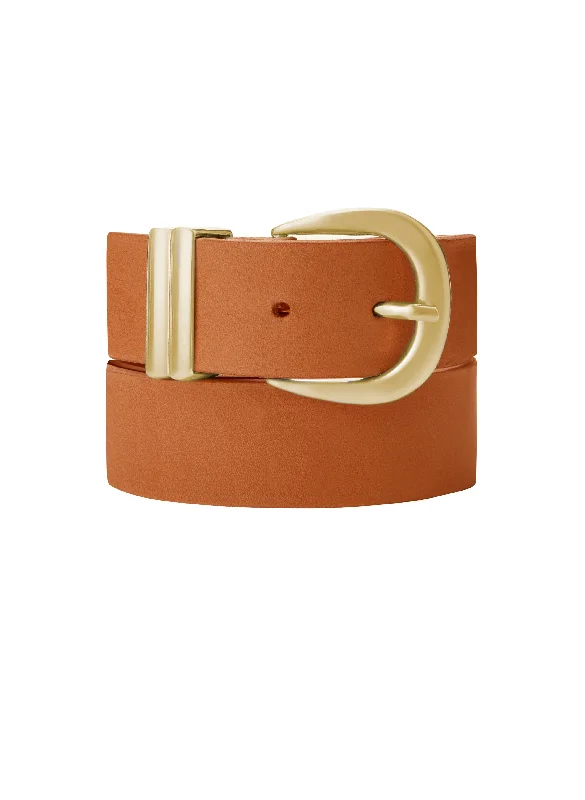 Baukjen Signature Gold Buckle Belt Women's Gucci jackets
