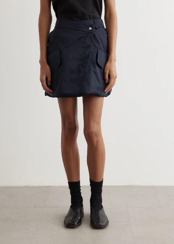 Padded Cargo Mini Skirt