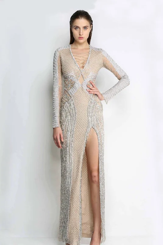 The Zebia Evening Gown