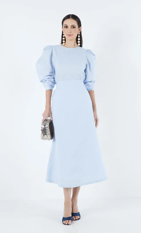 Jardin Skirt in Cerulean Blue Winter unclassified skirts