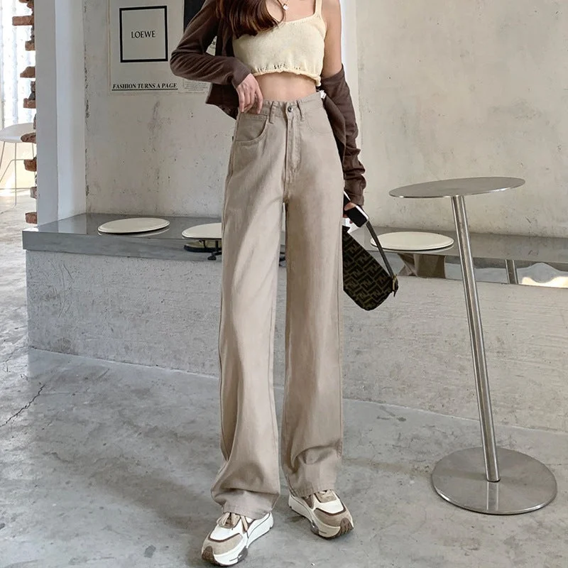 NiDELL: Glamorous Winter Straight Leg Pants For Women