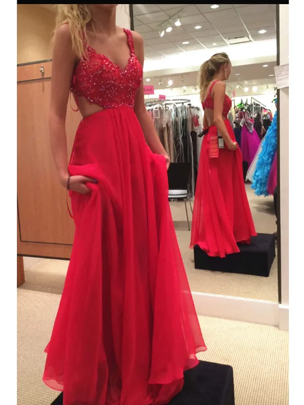 Custom Made A Line Backless Lace Red Prom Dresses, Lace Formal Dresses, Bridesmaid Dresses Lace Dress Flare Custom Made A Line Backless Lace Red Prom Dresses, Lace Formal Dresses, Bridesmaid Dresses Lace Dress Flare