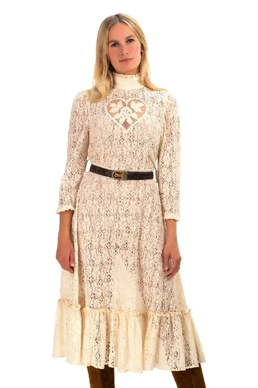 Sirsna Lace Dress Lace Skater Dress